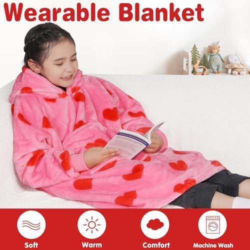 Waitu Fluffy Wearable Blanket for Kids 1