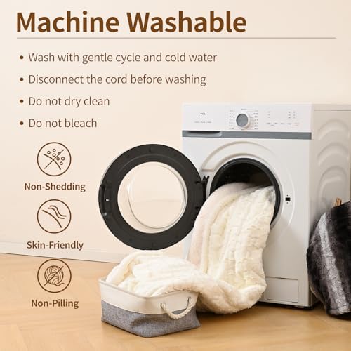 Bearhug King Size Electric Blanket 100 x 90 with Dual Controller