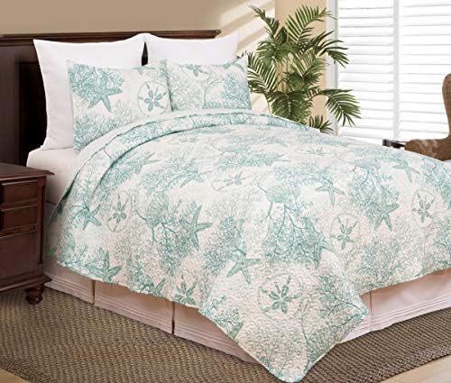 CF Home Ocean Treasures Reversible Quilt Set