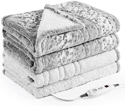 Bearhug Electric Heated Throw Blanket 50 x 60