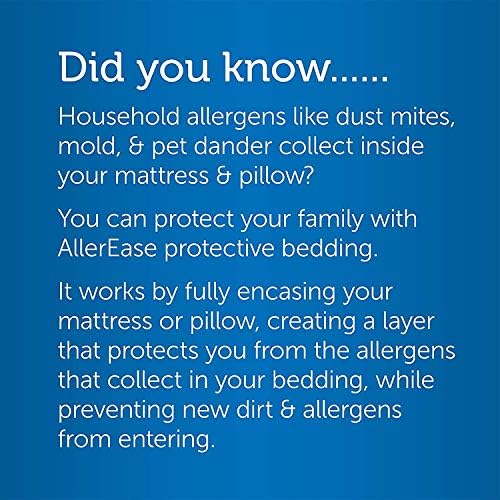 AllerEase Waterproof Mattress Protector for Allergy Protection