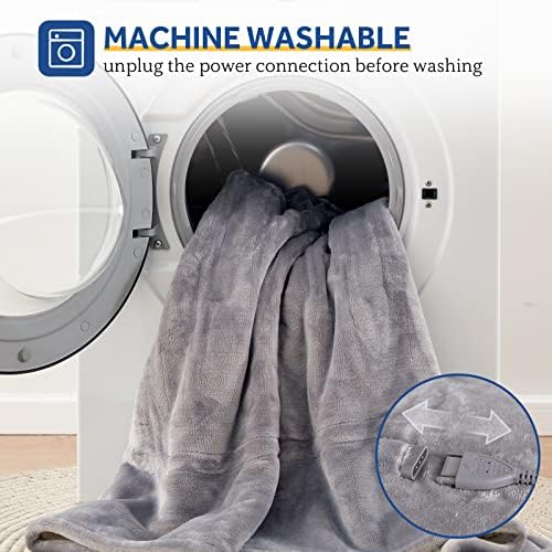Sealy Electric Blanket Throw with 6 Heat Settings