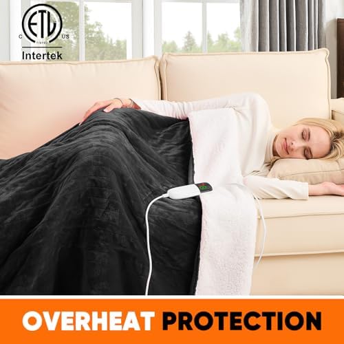 Greenoak Heated Blanket - 50X60 10 Heat Levels 500W ETL Certified