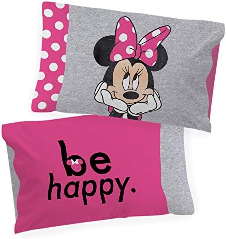 Jay Franco Disney Minnie Mouse Reversible Pillowcase - 20x30in