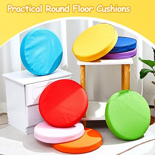 Marsui 8 Pcs Thick Floor Cushions for Classroom 1