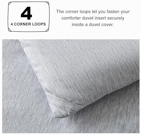 CozyLux Twin XL Comforter Set with Pillow Sham