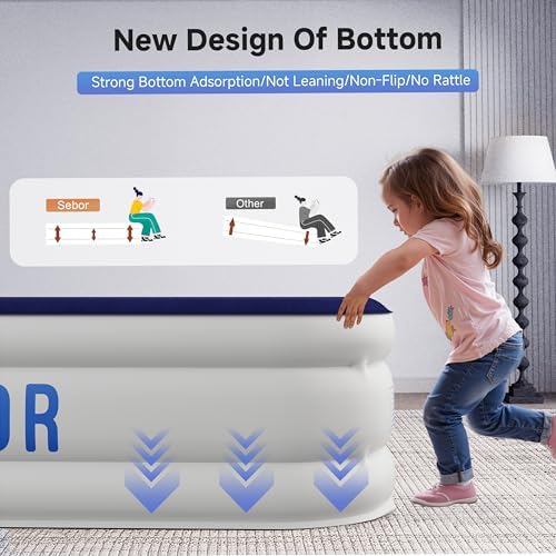 Sebor Air Mattress Queen with Built-in Pump 18