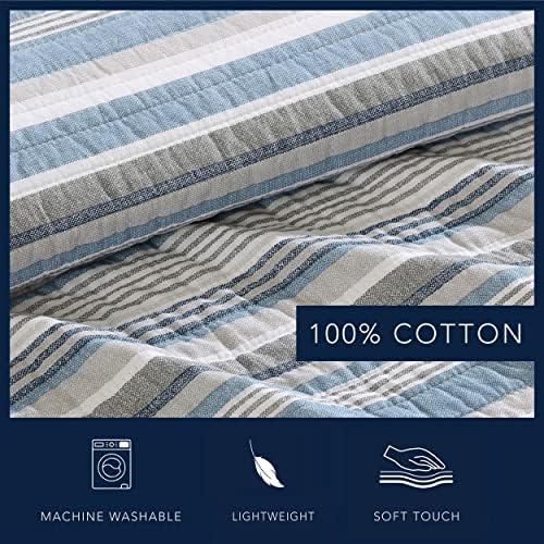 Nautica Daybed Cover Set - Jettison Grey 100 Cotton