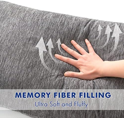 MIULEE Cooling Memory Foam Body Pillow for Adults