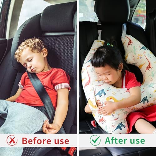FASTSPOK H-Shape Car Pillow for Kids and Adults