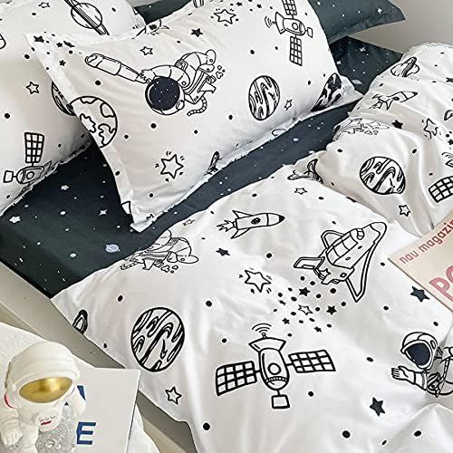 Erosebridal Galaxy Space Duvet Cover Set Twin
