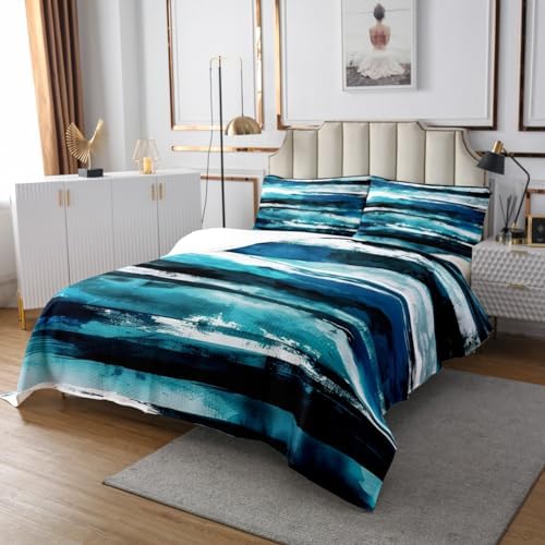 Erosebridal Gradient Queen Quilt Set with 2 Pillowcases