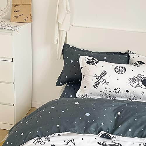 Erosebridal Galaxy Space Duvet Cover Set Twin
