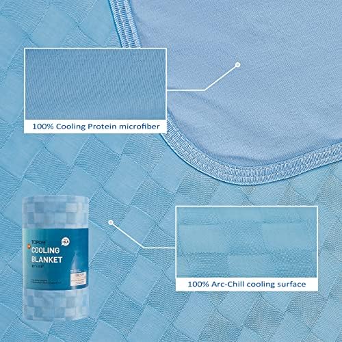 Topcee Cooling Blanket 50x70 Inches Double-Side Bed Throw