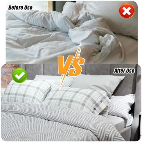 16pcs Duvet Snaps with 20 Acrylic Stickers for Secure Comforter Hold