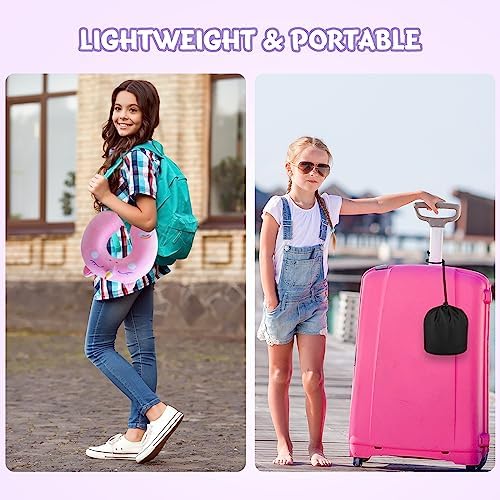 Cirorld Travel Pillow for Kids with Sleep Mask
