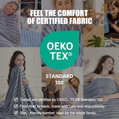 Ailemei Direct Cooling Throw Blanket 50x70 Inch Double Sided