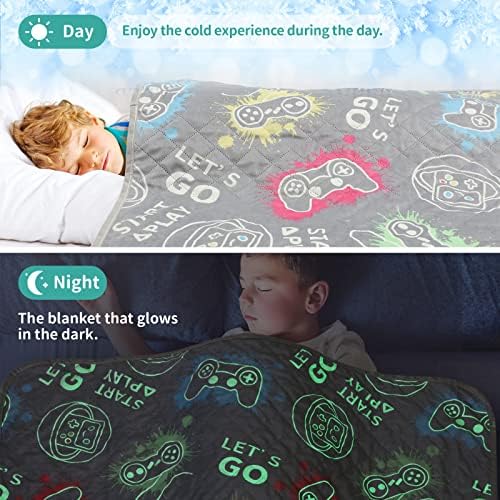 Glow in The Dark Cooling Blanket for Boys