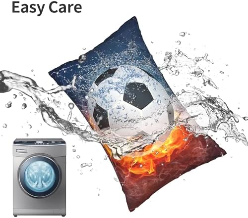 Sports Themed Throw Pillow Covers for Boys and Teens