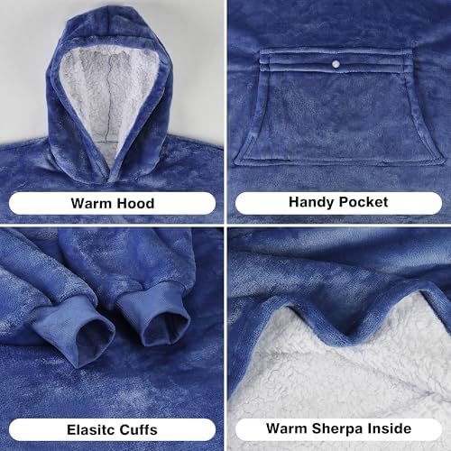 Catalonia Cozy Reversible Sherpa Hoodie for Kids