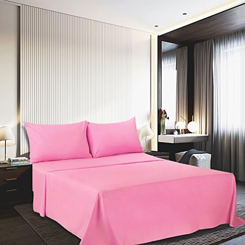 Best Season 3 Piece Twin Bed Sheet Set Peach Pink
