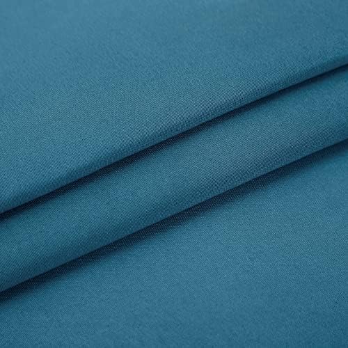 NHNHN Fitted Sheet Full Size Turquoise