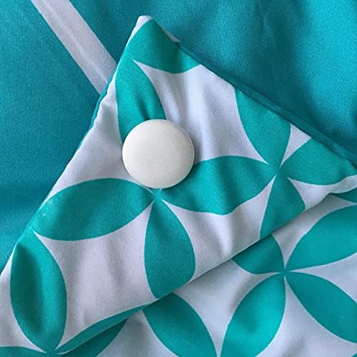 White Cloth Magnetic Duvet Clips with Key 16-Pack