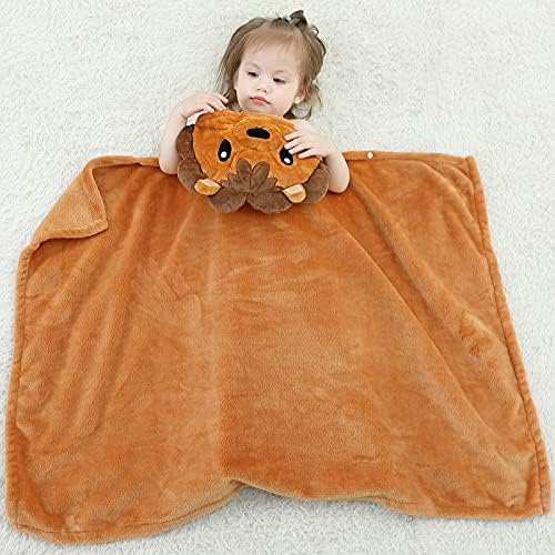 Arkwida Baby Bath Towel with Hood Flannel Blanket for Kids