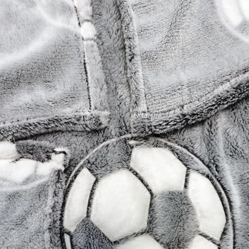 Sviuse Glow in The Dark Soccer Throw Blanket 1