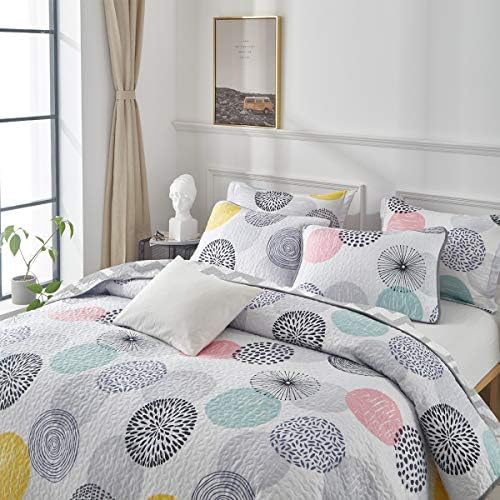 UOZZI BEDDING Kids Quilt Set 2 Piece Reversible