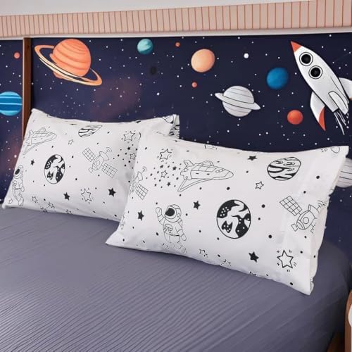 MAG Galaxy Style Pillowcases 2 Pack Queen Size 2030