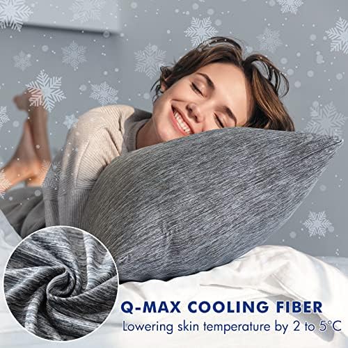 MIULEE Cooling Memory Foam Body Pillow for Adults