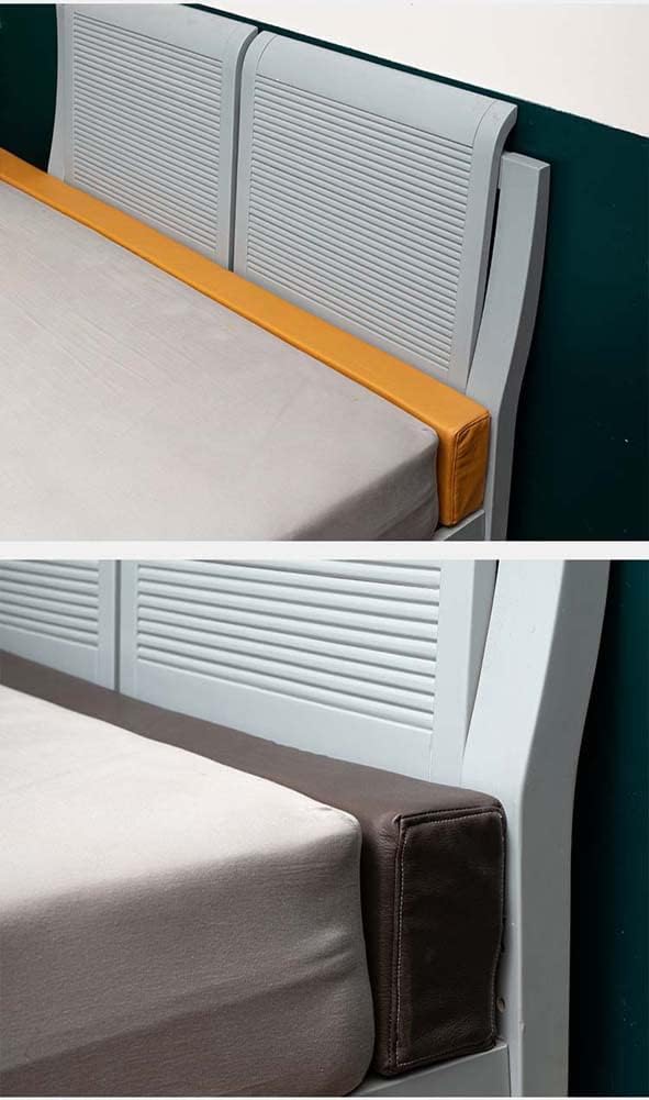 YURRO PU Leather Gap Filler Pillow Soft Headboard Support Bedside Protection