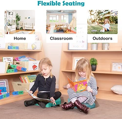GLACER 6 Pcs 15 Floor Cushions for Kids