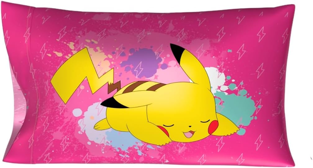 Franco Pokemon Girl Satin Pillowcase 20x30 Standard Reversible