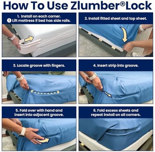 Zlumber Lock Sheet Holders - Secure All Sheet Sizes