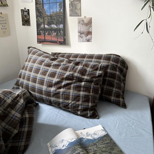 mixinni Buffalo Plaid Duvet Cover Set Twin XL 3 Piece