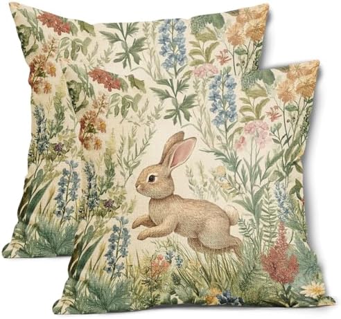 AmplePisce Spring Pillow Covers Set of 2 16x16 Inch