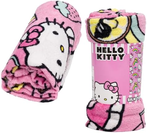 Northwest Hello Kitty Silk Throw Blanket 40 x 50