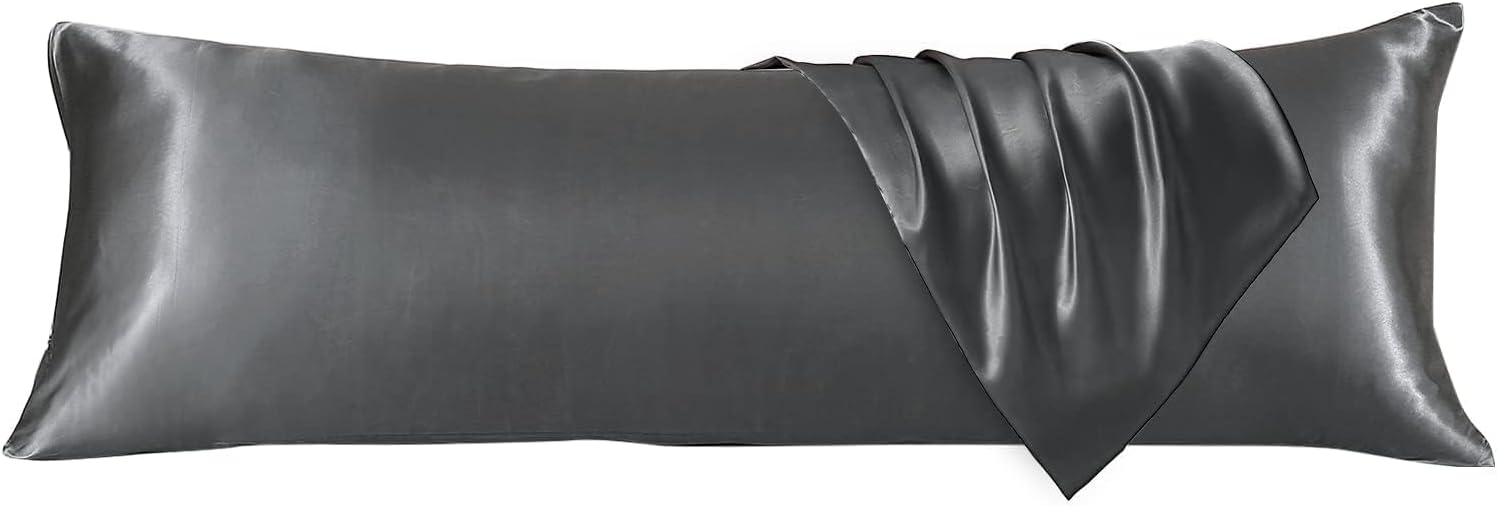 HUXMEYSON Cooling Body Pillow with Removable Satin Case
