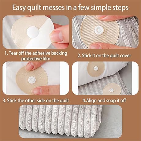 Lightweight Quilt Holder with Anti-Slip Grip 24Pairs
