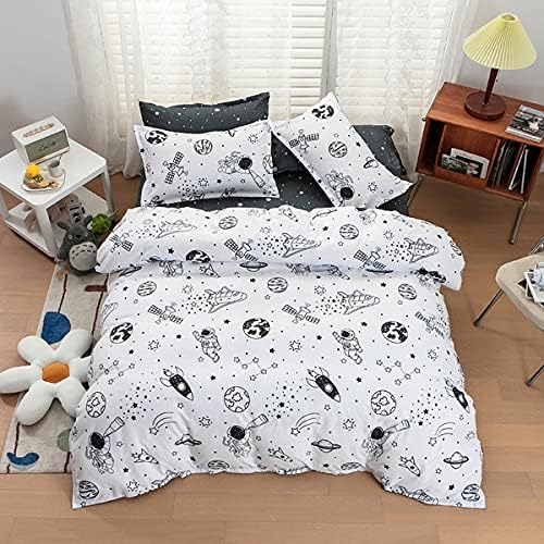 Erosebridal Galaxy Space Duvet Cover Set Twin