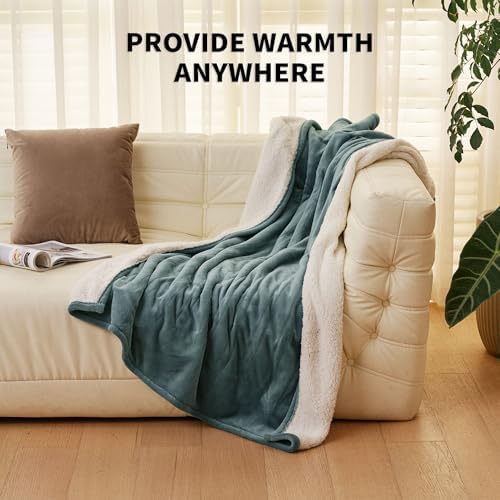 JETS HOME Heated Throw Blanket 50x60 ETL Certified