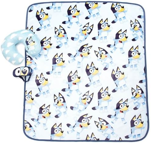 Jay Franco Bluey Kids Travel Set - 3 Piece