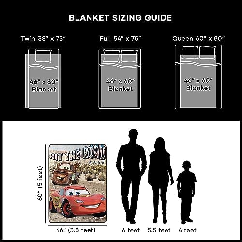 Northwest Cars Micro Raschel Throw Blanket 46 x 60