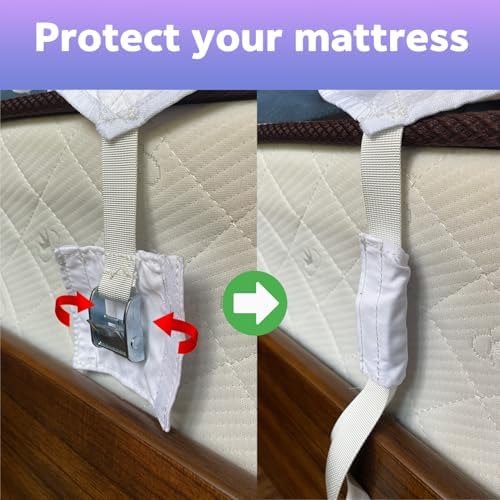 AINTE Twin to King Bed Converter with Straps and Buckles 1