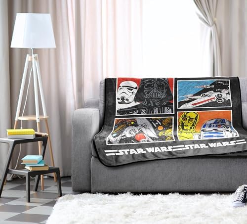 Jay Franco Star Wars Throw Blanket - Medium Size