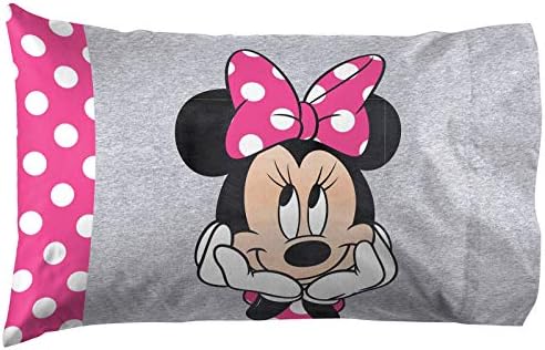 Jay Franco Disney Minnie Mouse Reversible Pillowcase - 20x30in