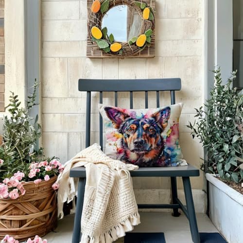 7COLORROOM Watercolor Animal Throw Pillow Covers 2Pack