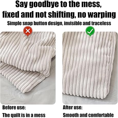 Lightweight Quilt Holder with Anti-Slip Grip 24Pairs